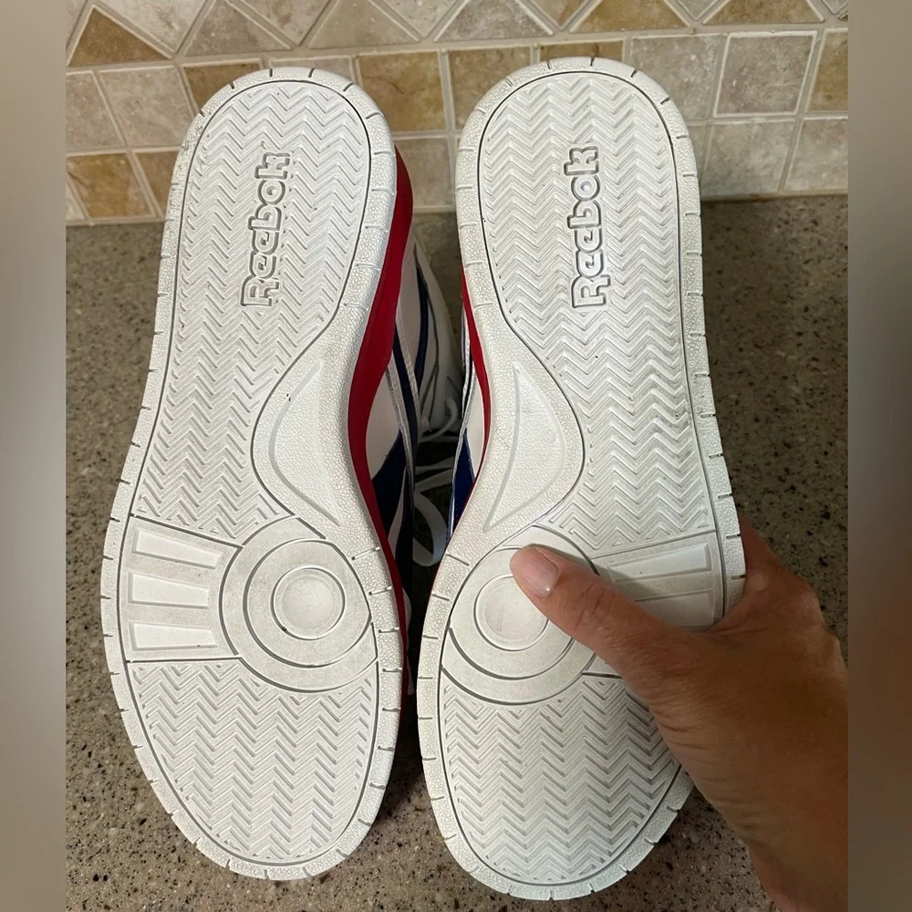 Reebok Classic Mid Men’s Sneaker OE2501 Size 9 Red White and Blue - Picture 7 of 9